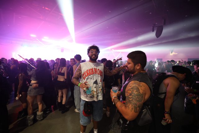 Tattooed Revelers Celebrate at Wobbleland EDM Festival
