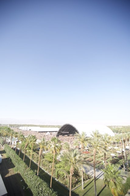A Bird's Eye View of Coachella's Main Stage