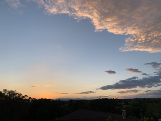 Stunning Sunset over Santa Fe Skyline