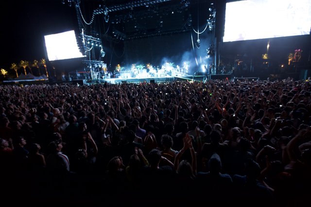 Energized Crowd at Coachella Festival