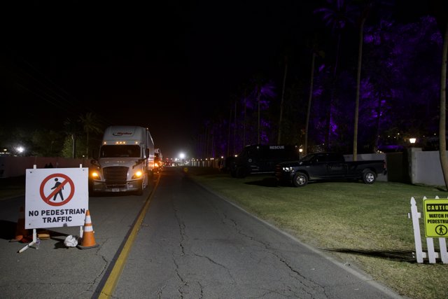 Nocturnal Convergence: Roadside at Coachella 2024