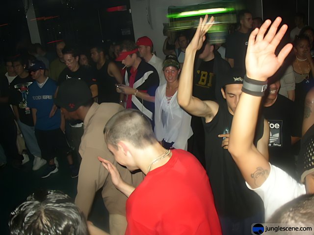 Partygoers Let Loose and Raise Their Hands