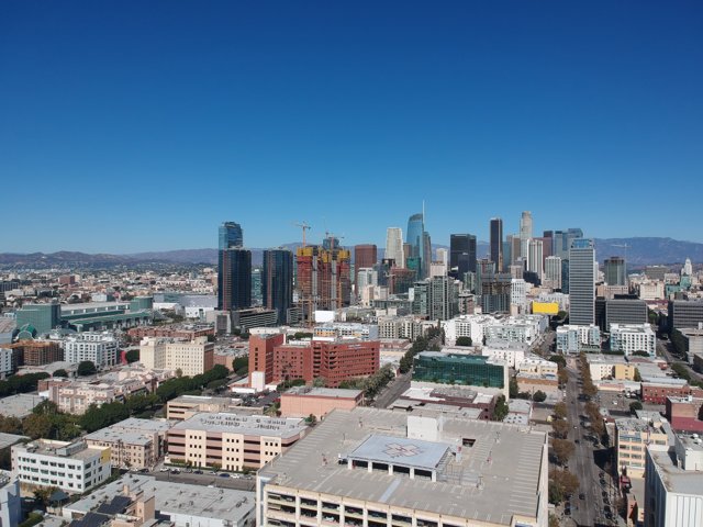 Los Angeles Skyline from Above