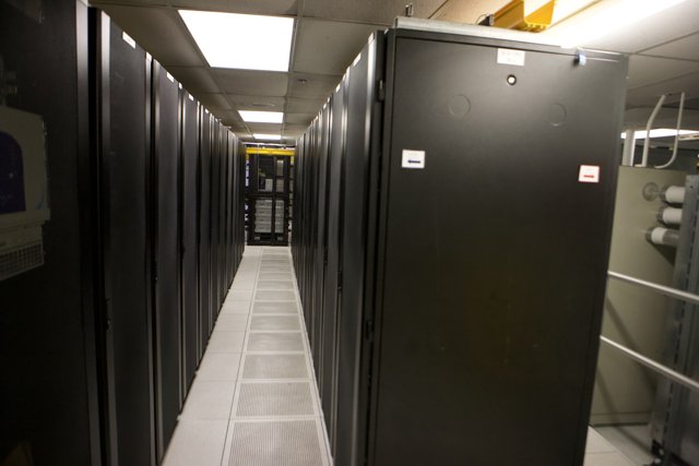 The Black Server Hallway