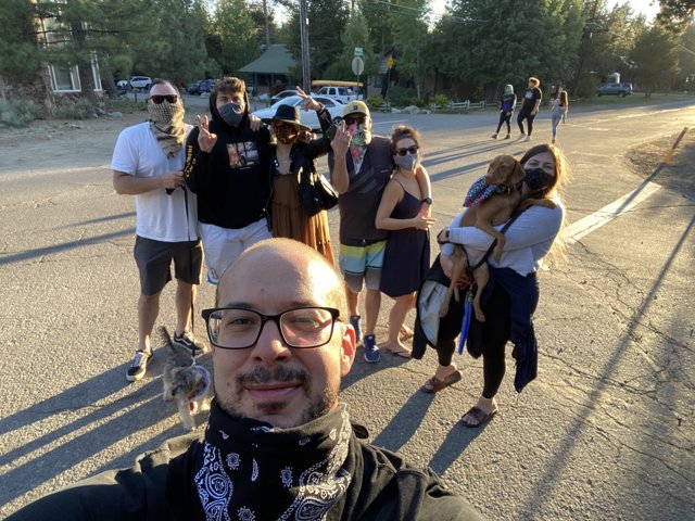 Selfie Time with Friends in South Lake Tahoe