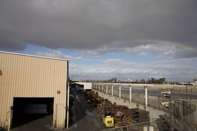 Rainbow over Warehouse