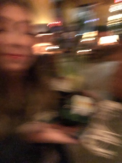 Blurry Nightlife in Los Angeles