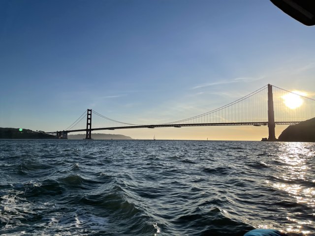 Golden Gate Bridge overlooking San Francisco Bay