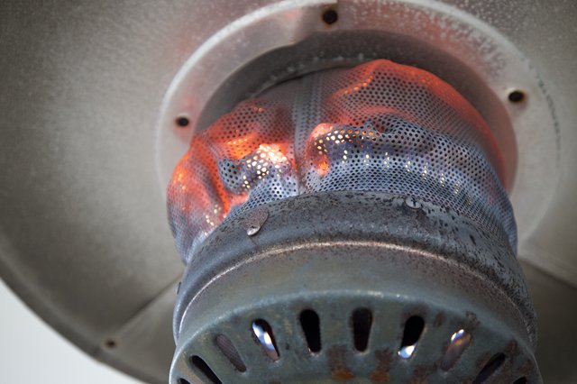 Glowing Charcoal in Portable Camping Stove