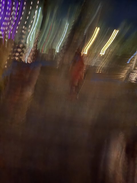 Ethereal Night at the Amusement Park