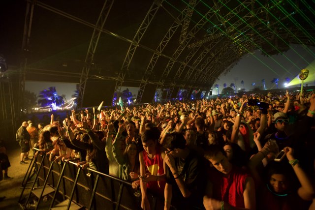 Coachella Crowd Takes Over the Night Sky