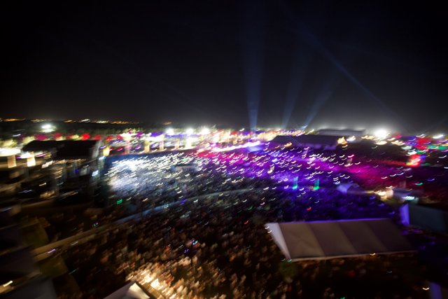 Electric Night: The Massive Crowd at Coachella Concert 2015