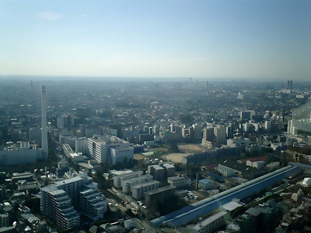 Cityscapes of Tokyo from Ebisu Tower