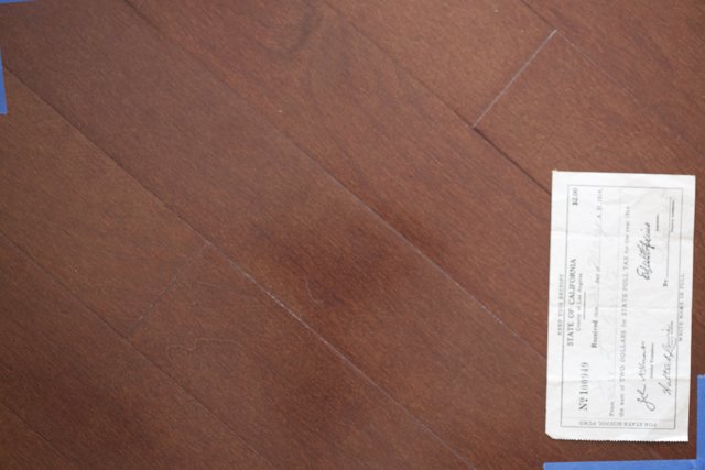 A Lost Check on Hardwood Flooring