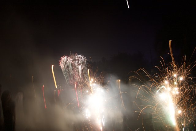 Sparkling Fireworks Spectacle