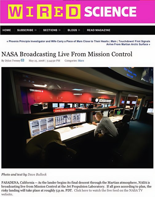 NASA's Live Broadcast from Mission Control