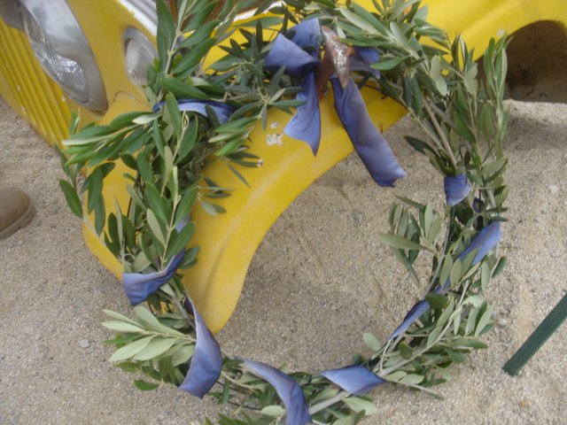 A Beautiful Wreath of Olive Leaves