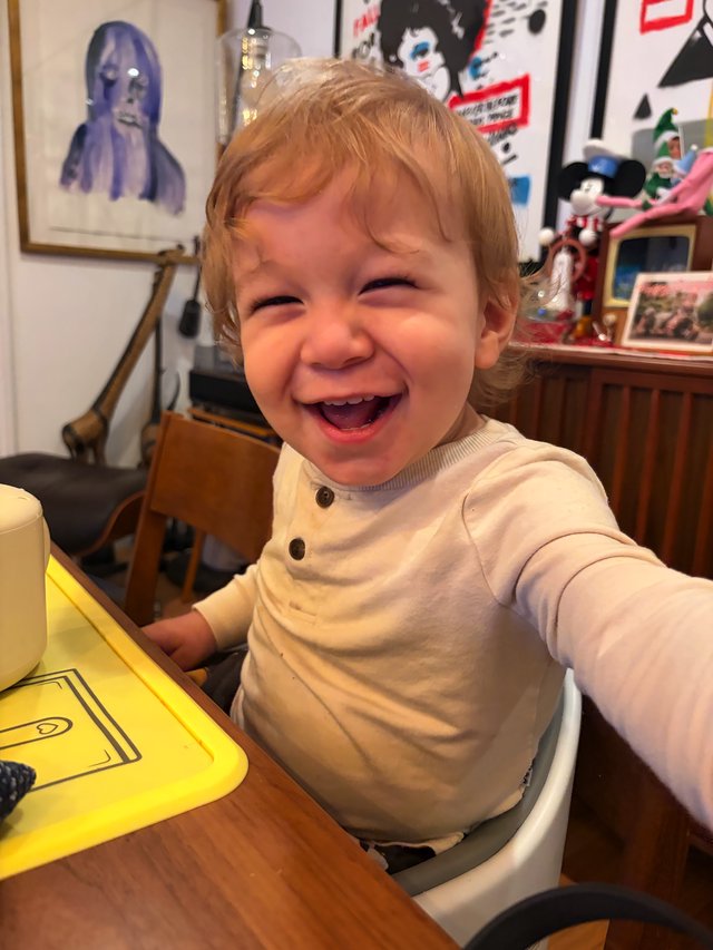 Joyful Toddler at Home with Yellow Book