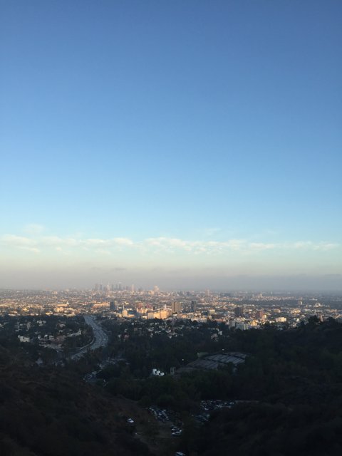 Cityscape from the Santa Monica Mountains