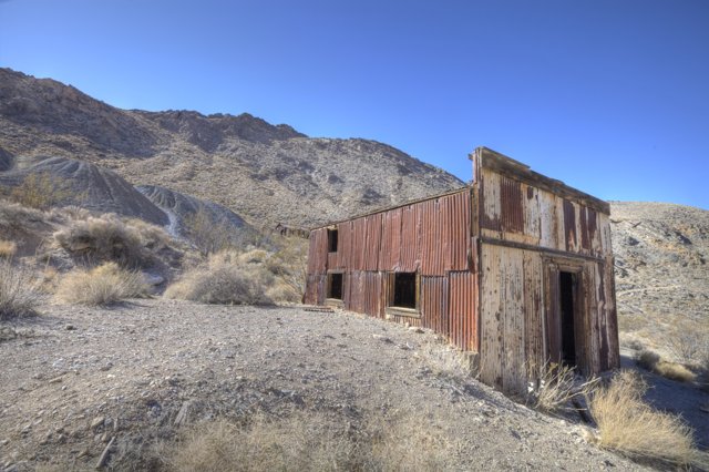 Abandoned Hut in the Desert