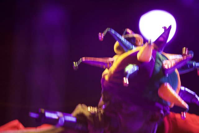 Purple-Hatted Clown Rocks Coachella Concert