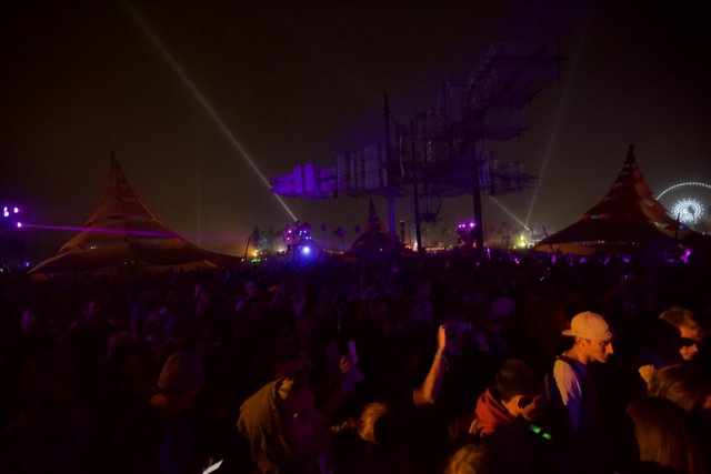 Purple Lights and a Packed Crowd at Coachella