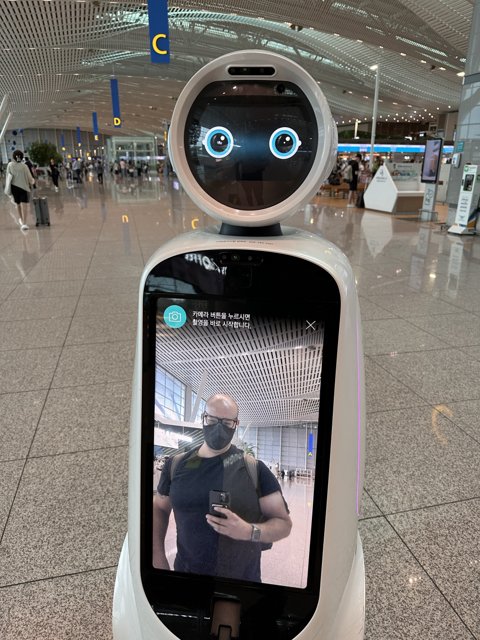 Futuristic Encounter at Incheon Airport