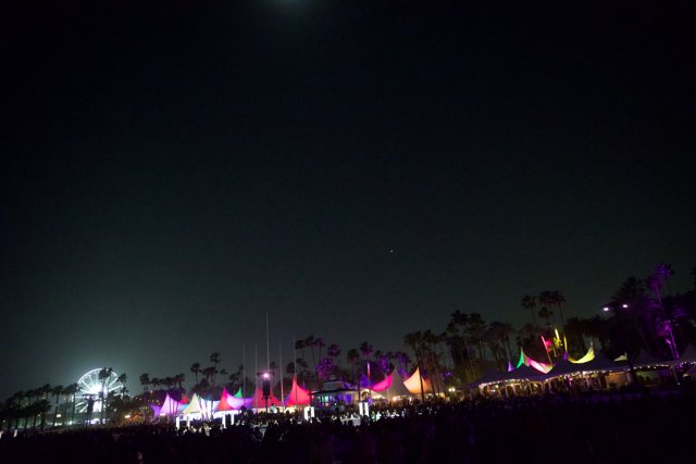Midnight Pulse: Coachella 2024 Under the Stars