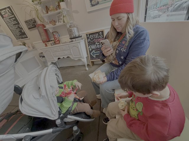 Family Moment with Baby and Toddler