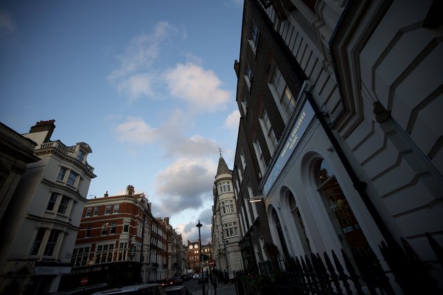 Victorian Architecture at Dusk in Historic London