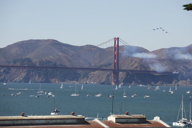 Fleet Week Air Show Spectacle at San Francisco's Great Meadow Park