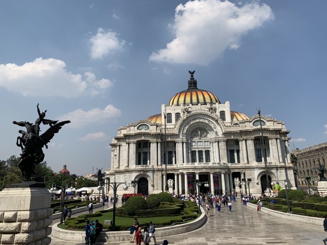 The Glorious Palace of the Republic in Mexico City