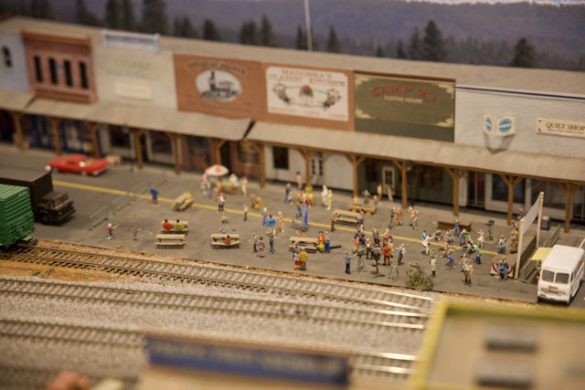 Miniature Day at the Station