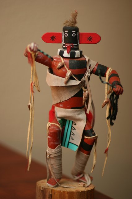 Native American Puppet Figurine