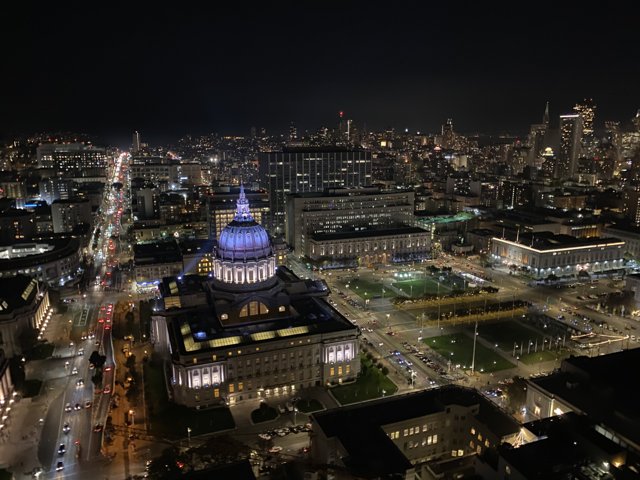 Illuminated Charm of San Francisco City Hall
