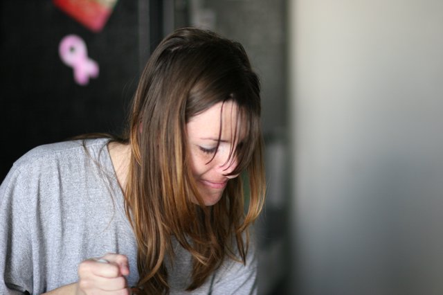 Penelope Lost in Thought, Head Bowed Down