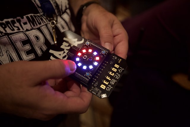 LED Device in Hand
