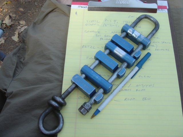 Blue tool with pen and clipboard