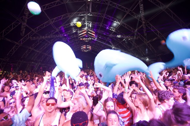Balloons and Beats at Coachella Music Festival