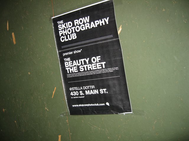 Sud Row Photography Club Poster