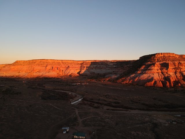 Red Cliffs Canyon Sunset