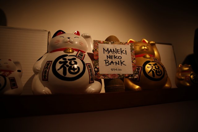 Japanese Money Cat Collection