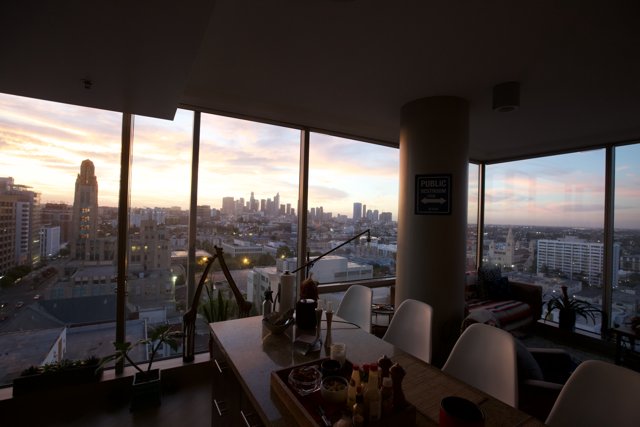 Metropolitan View from a Luxe Penthouse