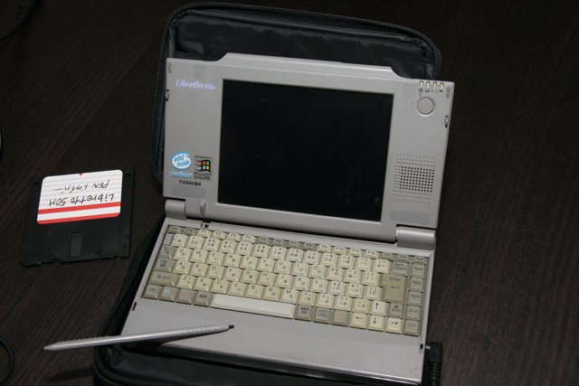 Laptop and Keyboard with Memory Card