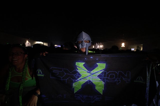 MF DOOM Mask at Wobbleland Festival Night