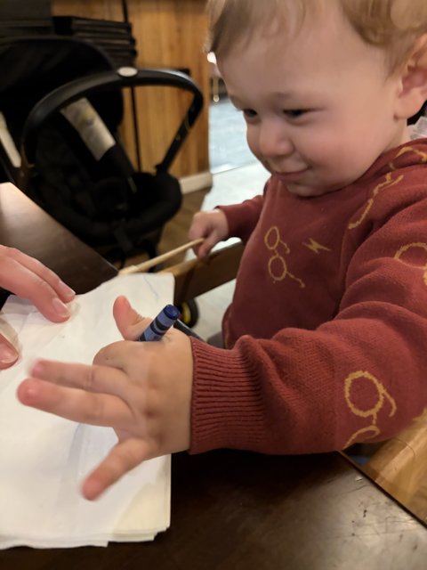 Little Artist at Work