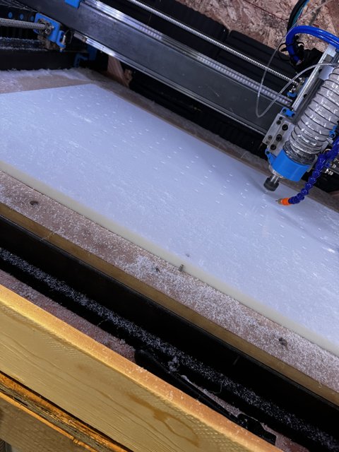 CNC Machine Cutting Foam for Windowsill