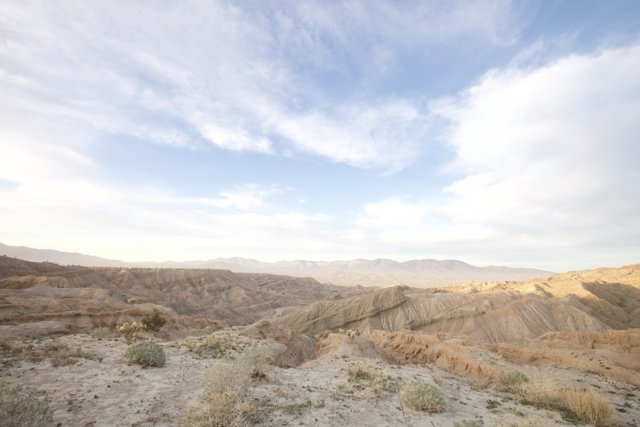 A Panoramic View of Anza Borrego Desert