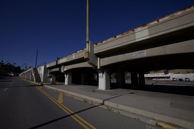 Freeway Underpass Under Construction