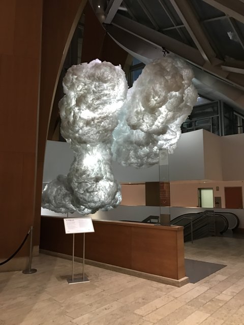 Cloud Sculpture Adds Modern Flair to Lobby